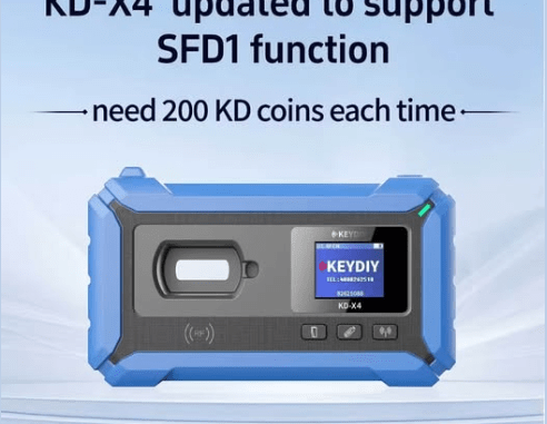 KeyDIY KD-X4 Now Supports SFD1 Function