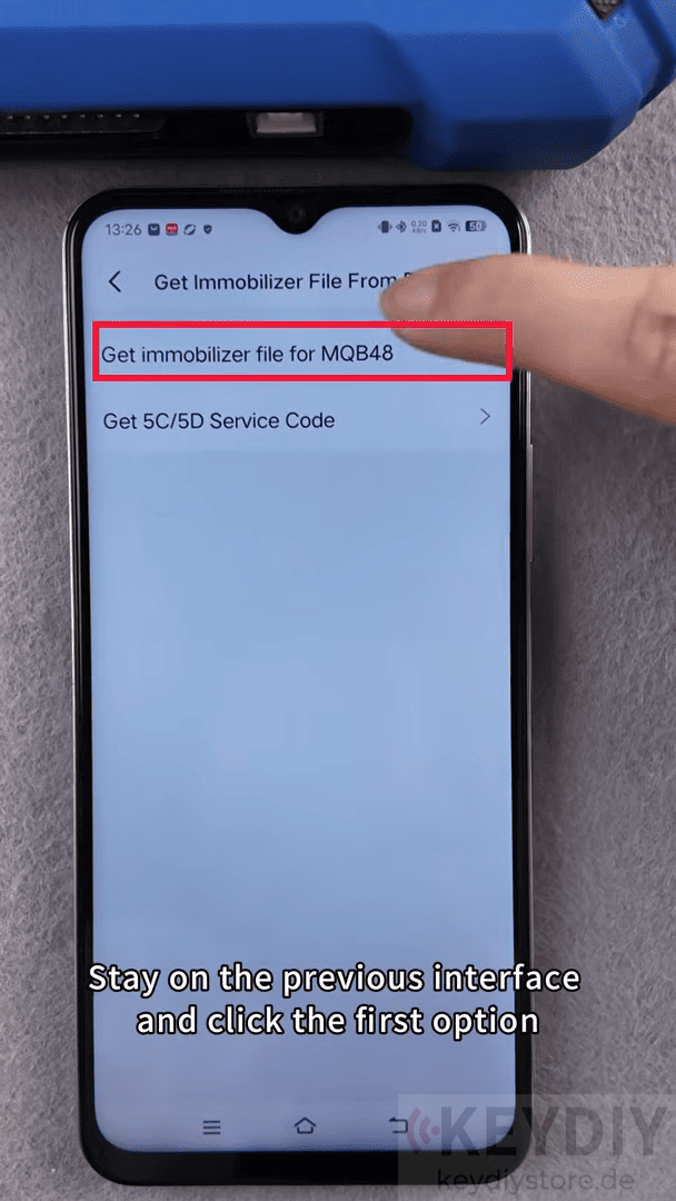 Get immobilizer file for MQB48