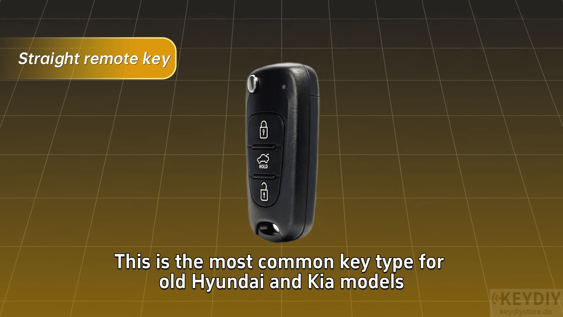 KEYDIY straight remote key