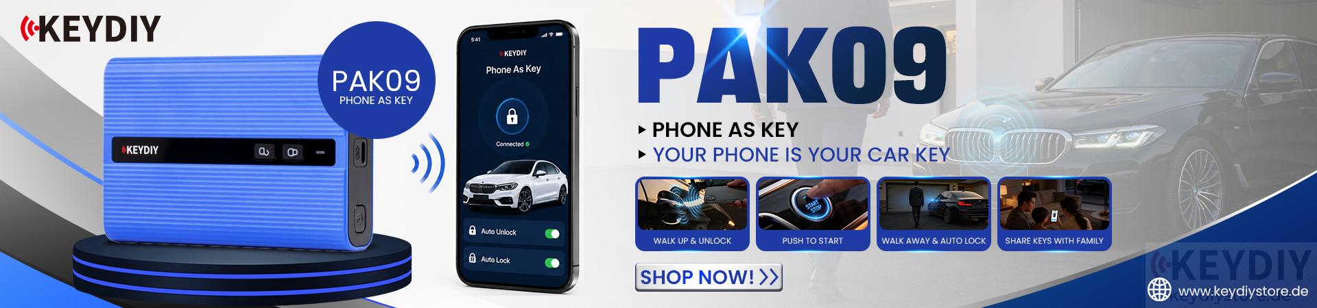 KEYDIY PAK09 PHONE AS KEY KEYDIY PAK09 PHONE AS KEY